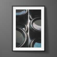 Framed print of the Zaha Hadid Building