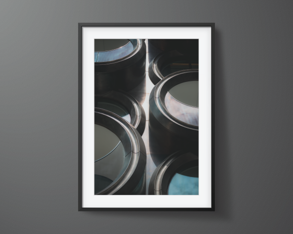 Framed print of the Zaha Hadid Building