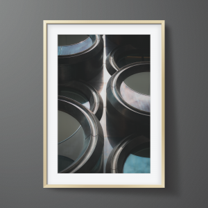 Framed print of the Zaha Hadid Building