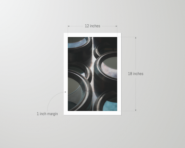 Unframed 12x18 print of the Zaha Hadid Building