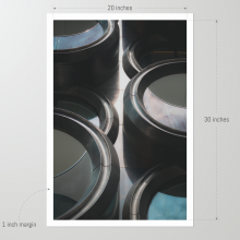 Unframed 20x30 print of the Zaha Hadid Building