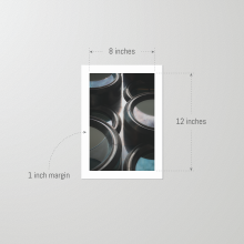 Unframed 8x12 print of the Zaha Hadid Building