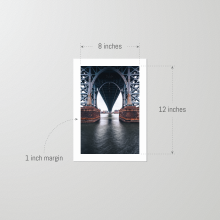 Unframed 8x12 print of the Williamsburg Bridge
