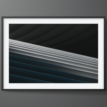 Framed-New-York-City-Print-Oculus-Abstract-Art-black-frame Framed print of The Oculus WTF Transportation Hub