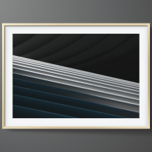 Framed-New-York-City-Print-Oculus-Abstract-Art-gold-frame Framed print of The Oculus WTF Transportation Hub