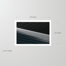 Framed-New-York-City-Print-Oculus-Abstract-Art-unframed-12x18 Unframed 12x18 print of The Oculus WTF Transportation Hub