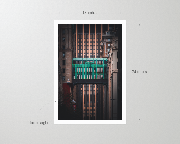 Unframed 16x24 print of the Gimbels Skybridge