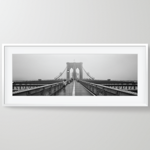 Framed print of the Brooklyn Bridge