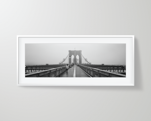 Framed print of the Brooklyn Bridge